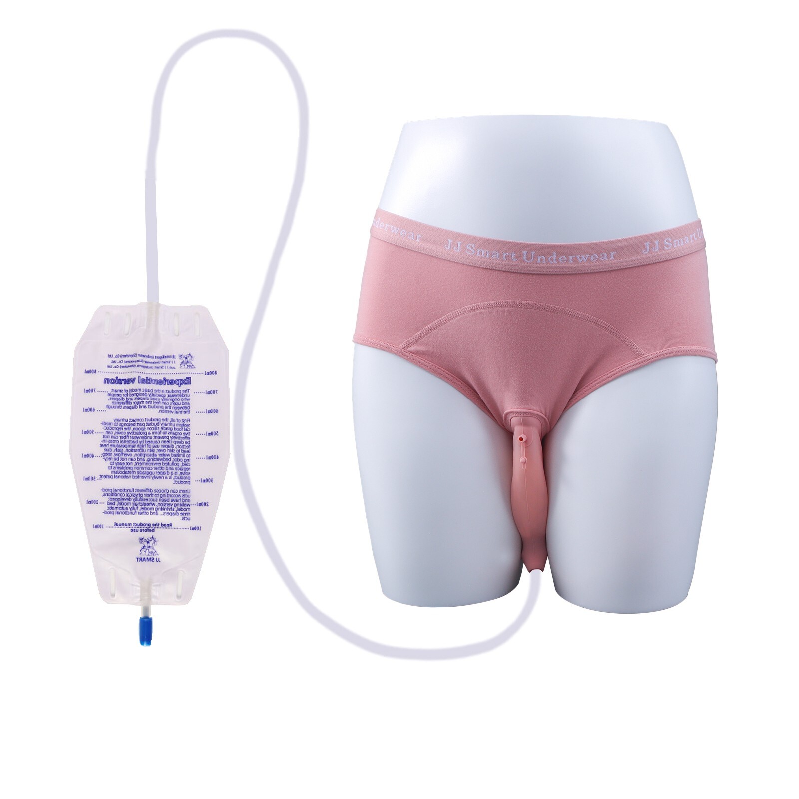 Latex Bag for Elderly Male Women Urine BagCatheter Urinary Reusable Pee Pouch XL