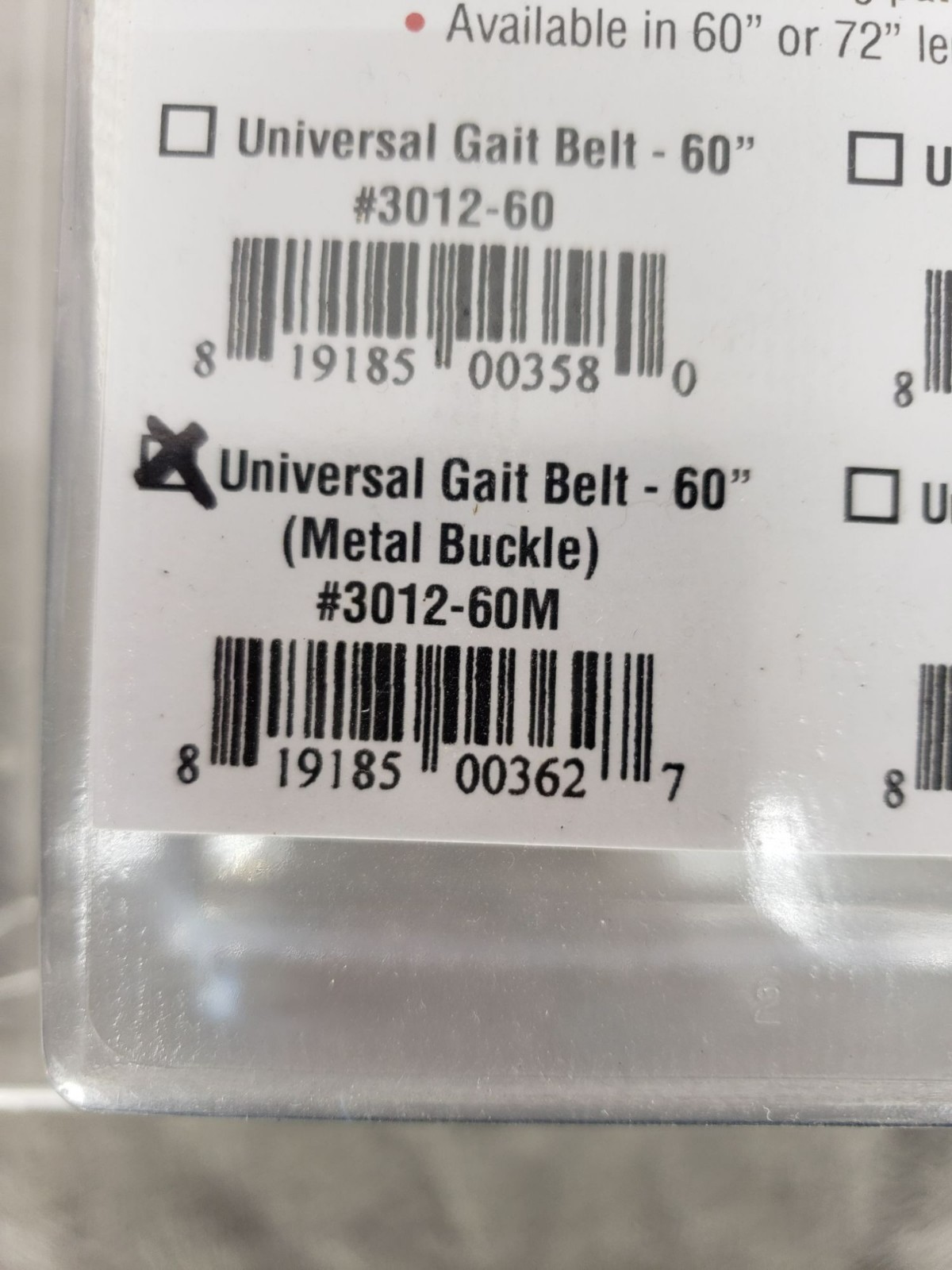 Universal Gait Belt With Metal Buckle 60″ By Rose Health Care