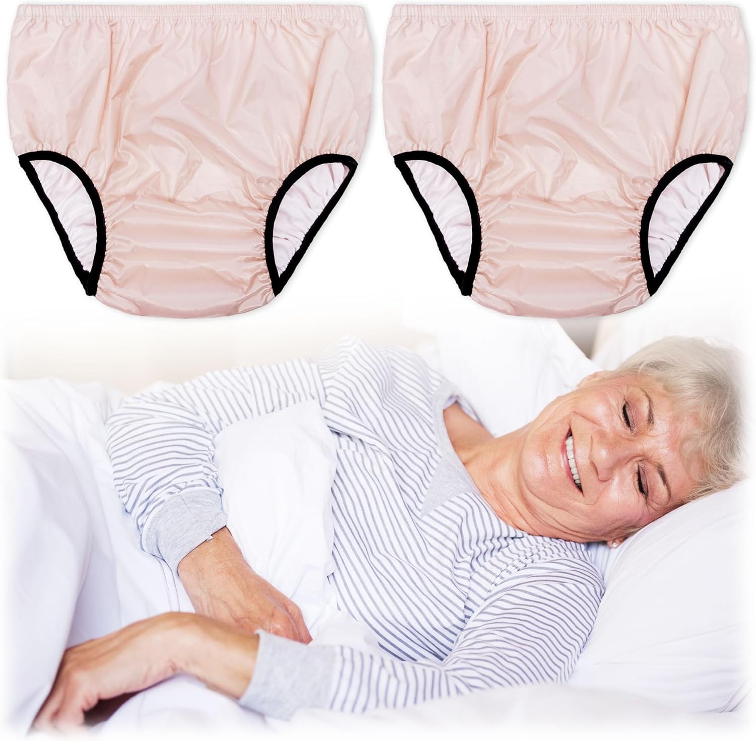 Adult Incontinence Leakproof Underwear Reusable Waterproof Adult Plastic Pants