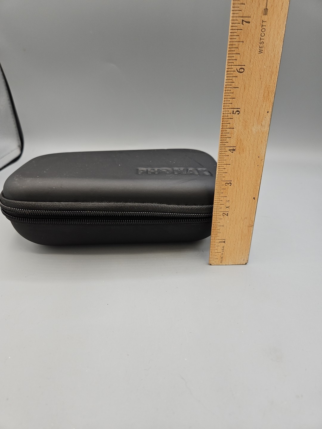 Phonak Hearing Aid Storage Gray Black Hard Soft Travel Clamshell Zip Case Only