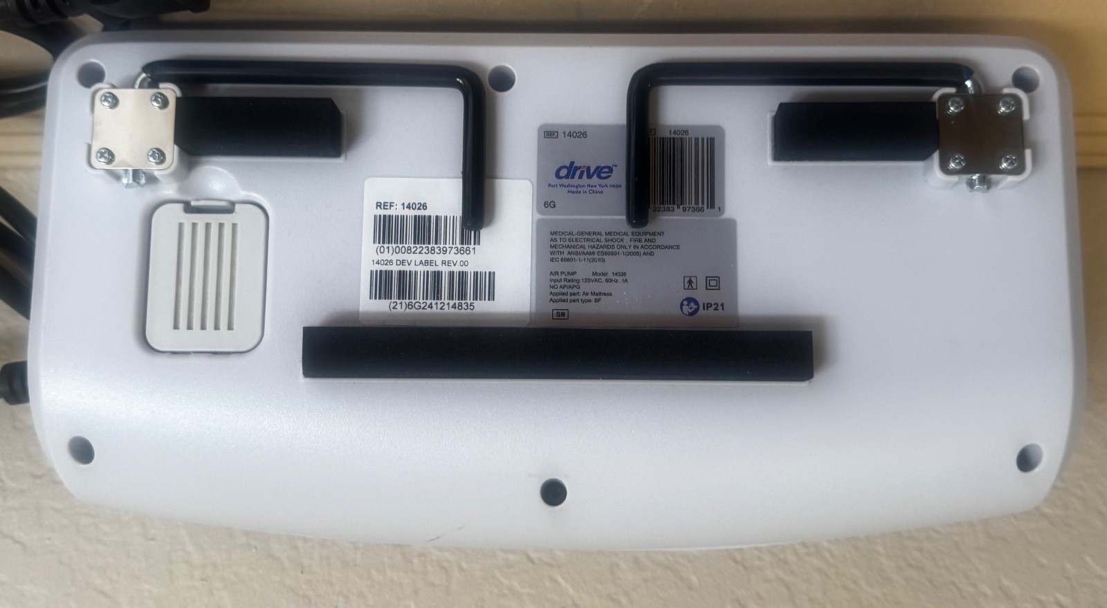 Drive Medical 14026 Pump for Normal/Low Air Loss Mattress Replacement System