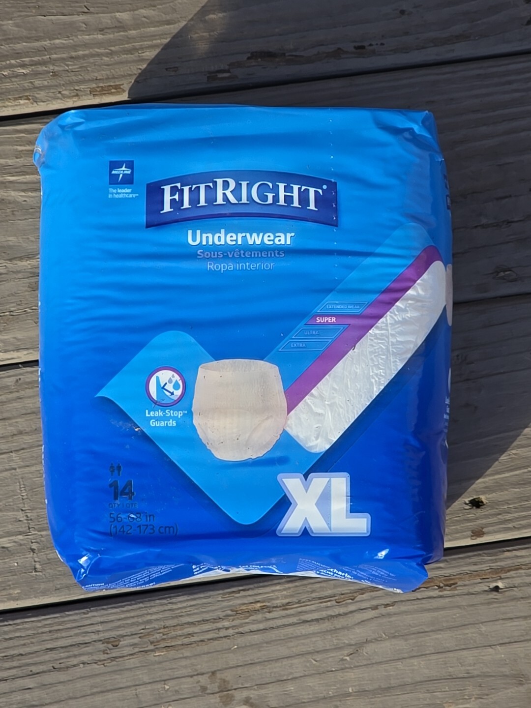 Medline Protection Plus Underwear, Heavy Absorbency, X-Large, #MSC33600 14 Count