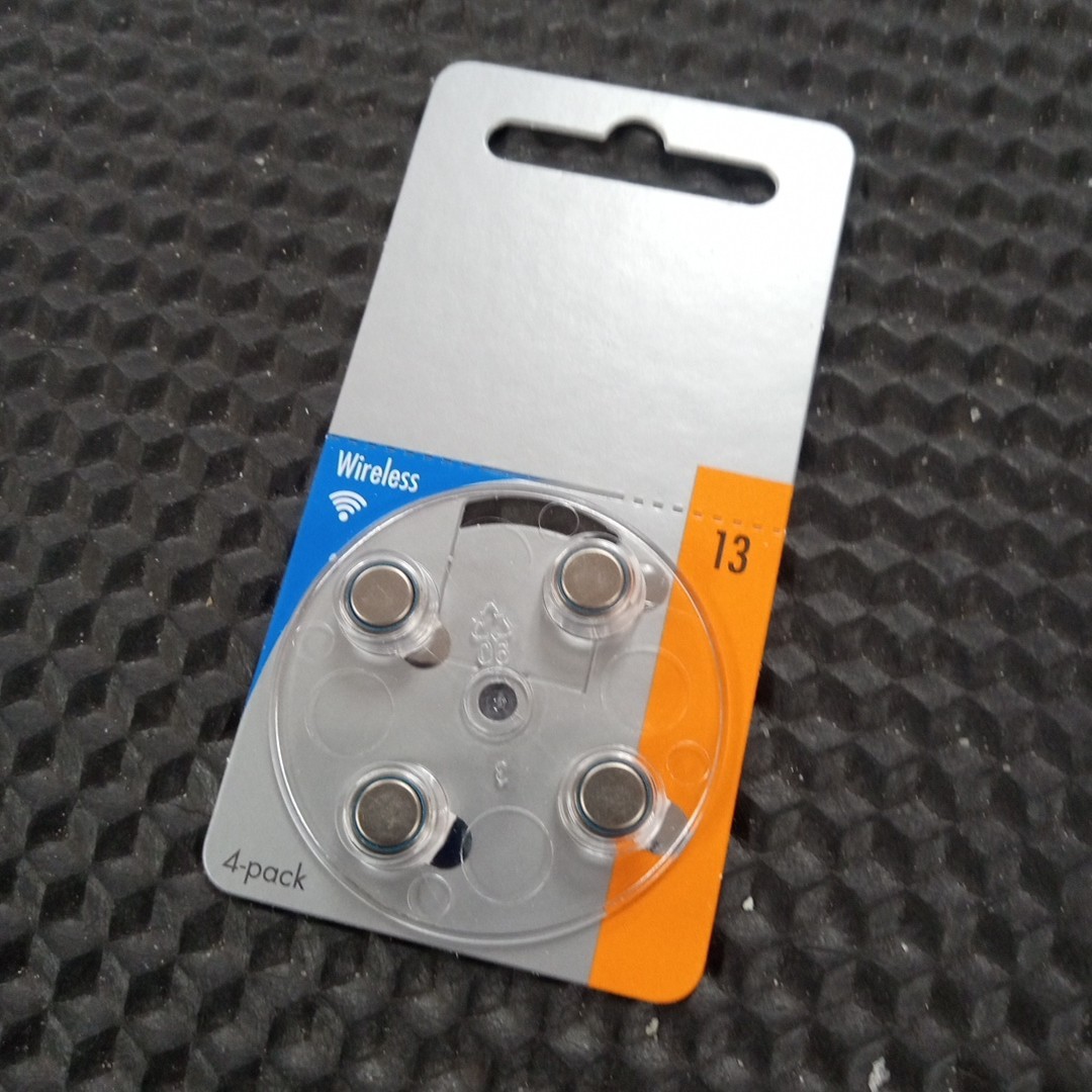 Power One- wireless hearing aid batteries 13 (PR48 1.45V Cold Stored EXP 2024-10
