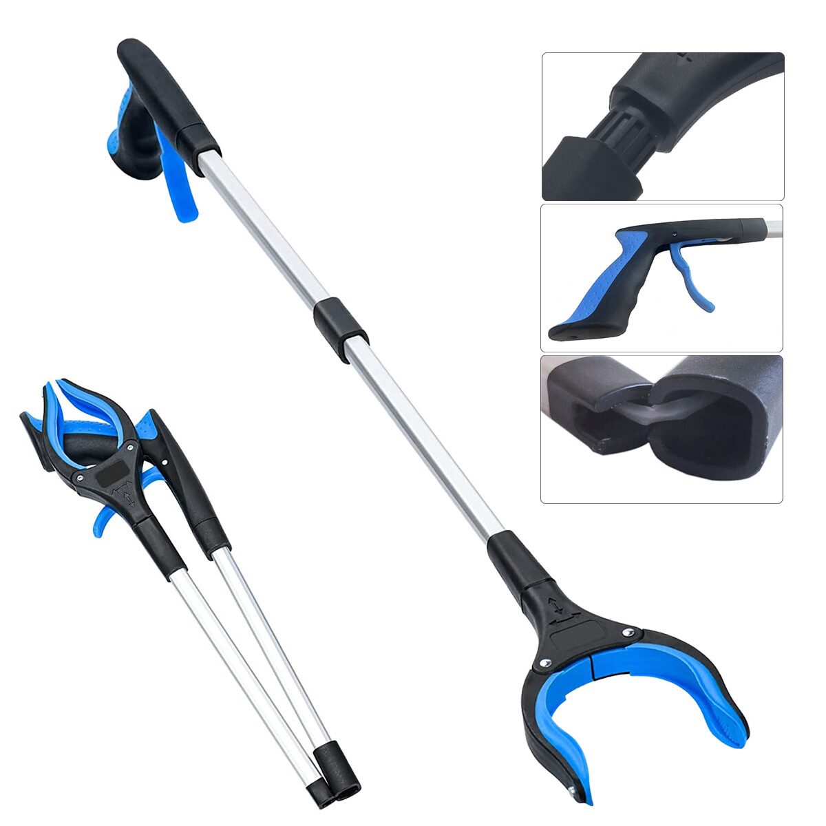 32in Grabber Tool Industrial Pick Up Stick Hand Grip Reach Trash Reacher
