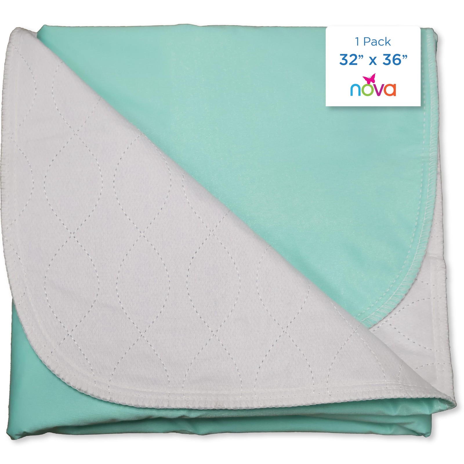 Waterproof Reusable Underpad, 100% Cotton Soft Top Layer, Washable Incontinen…