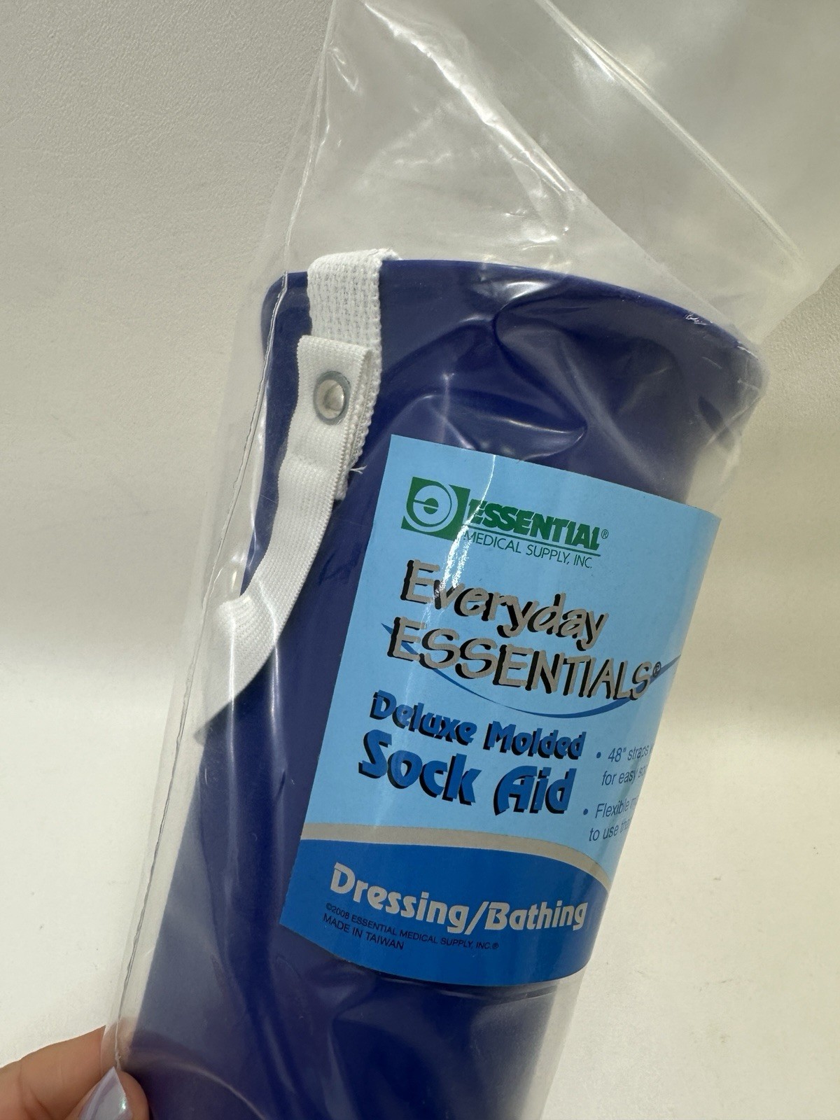 Deluxe Molded Sock Aid by Essential Medical Supply Avoid Bending L3009 New