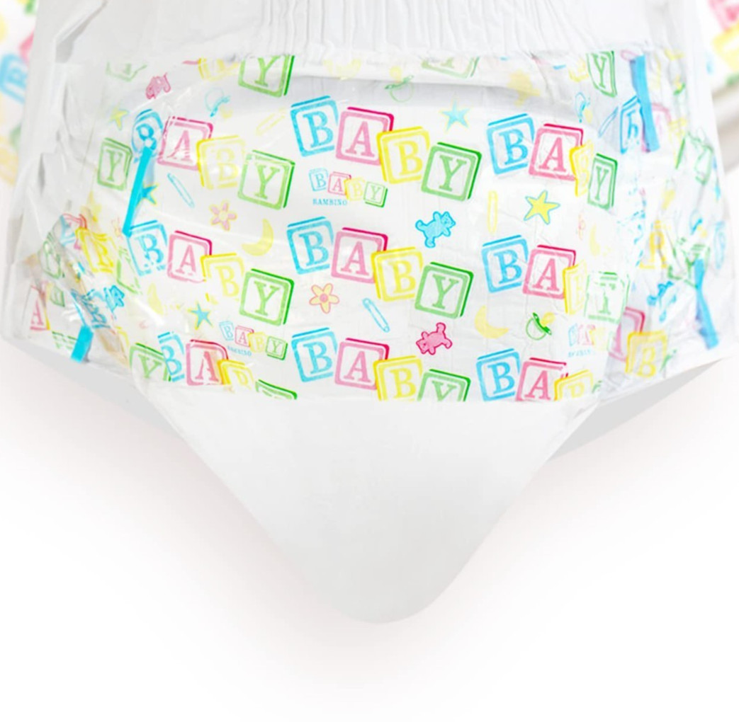 *1 Pack* L Bambino Adult Plastic Diapers ABDL Large Classico V1 Sample