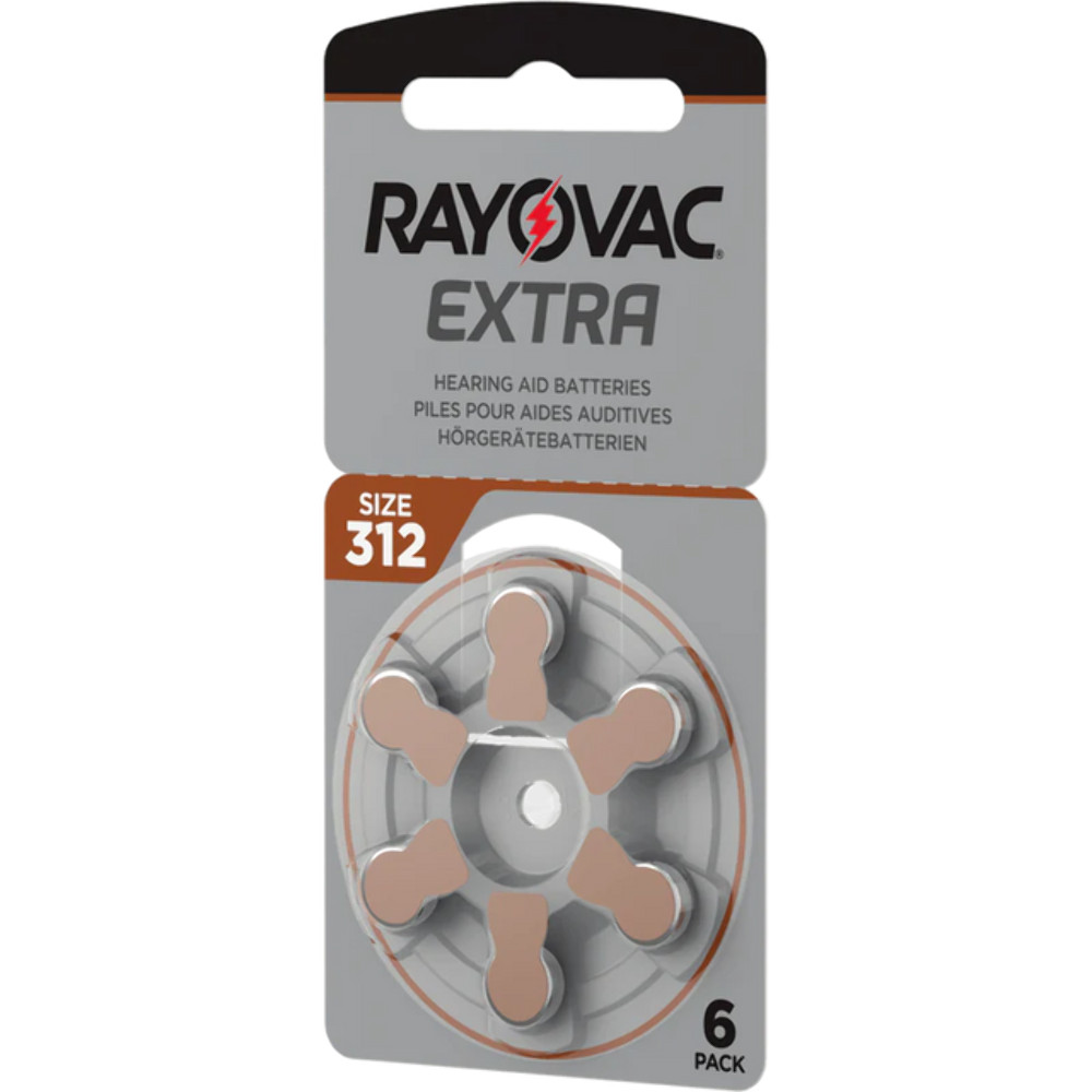 222x Rayovac 312 Hearing Aid Batteries Large Bulk Pack PR41