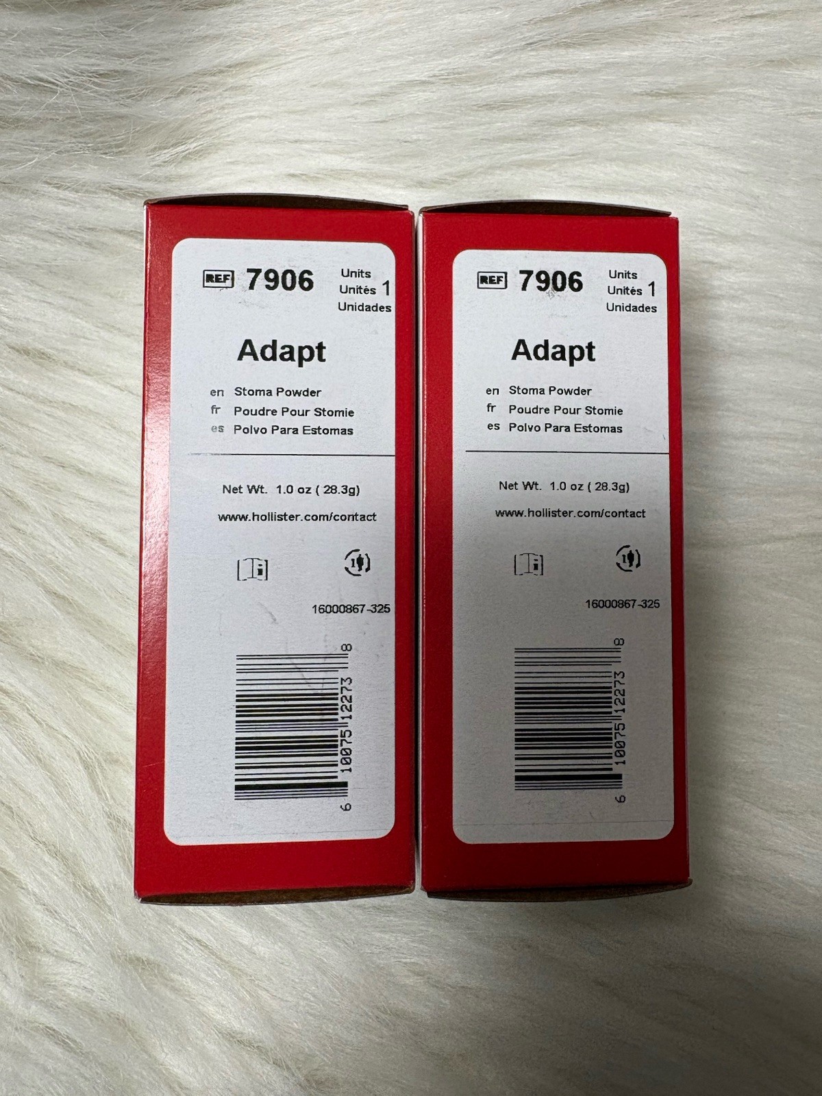 Pack of 2 Hollister 7906 1oz Bottles Adapt Ostomy Stoma Powder New EXP 2030