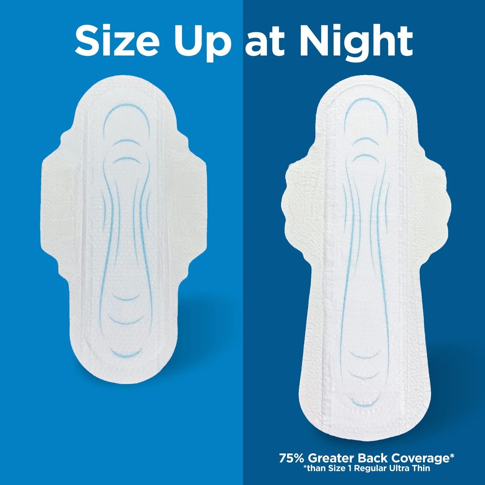 Equate Ultra Thin Pads with Wings, Size 2, Long Super Absorbency, Compare to Alw