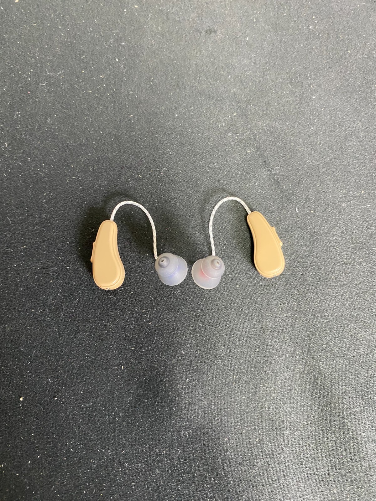 Nvboty M2231 Beige Rechargeable Noise Cancelling Hearing Aids With User Manual
