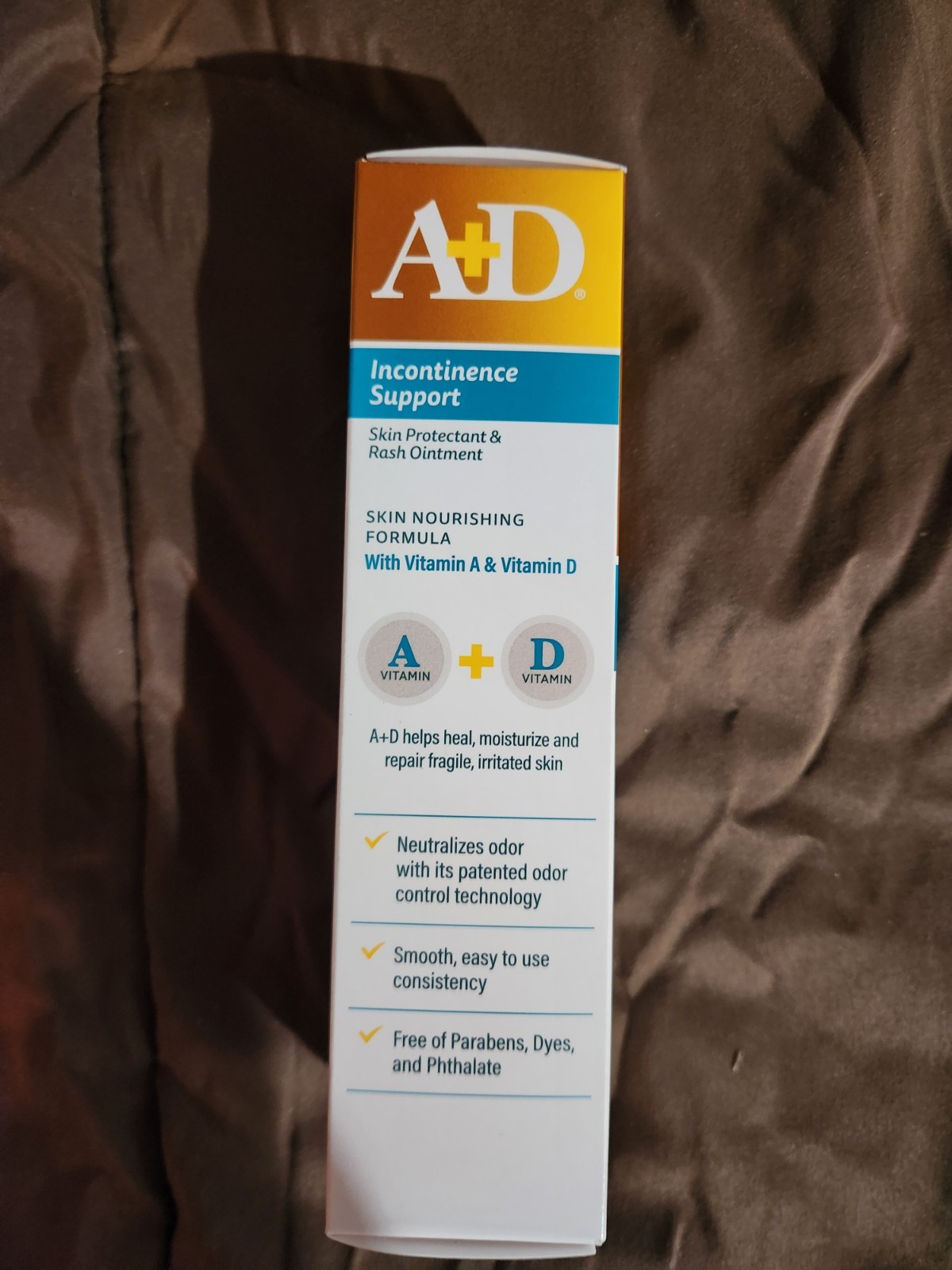 A+D Incontinence Support Skin Protectant & Rash Ointment 3.5 oz Odor Neutralizi…