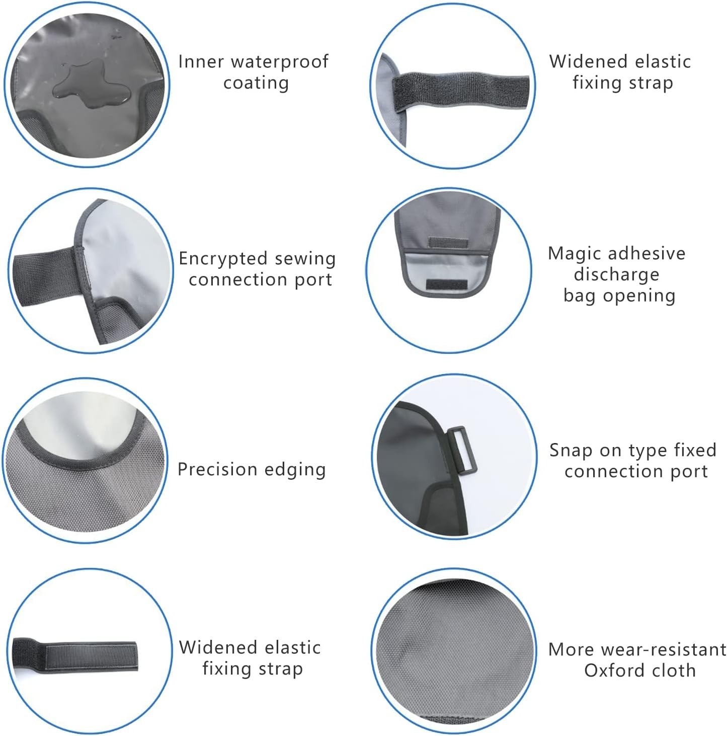 Waterproof Ostomy Bag Covers Adjustable Universal Stoma Pouch Cover for ileos…
