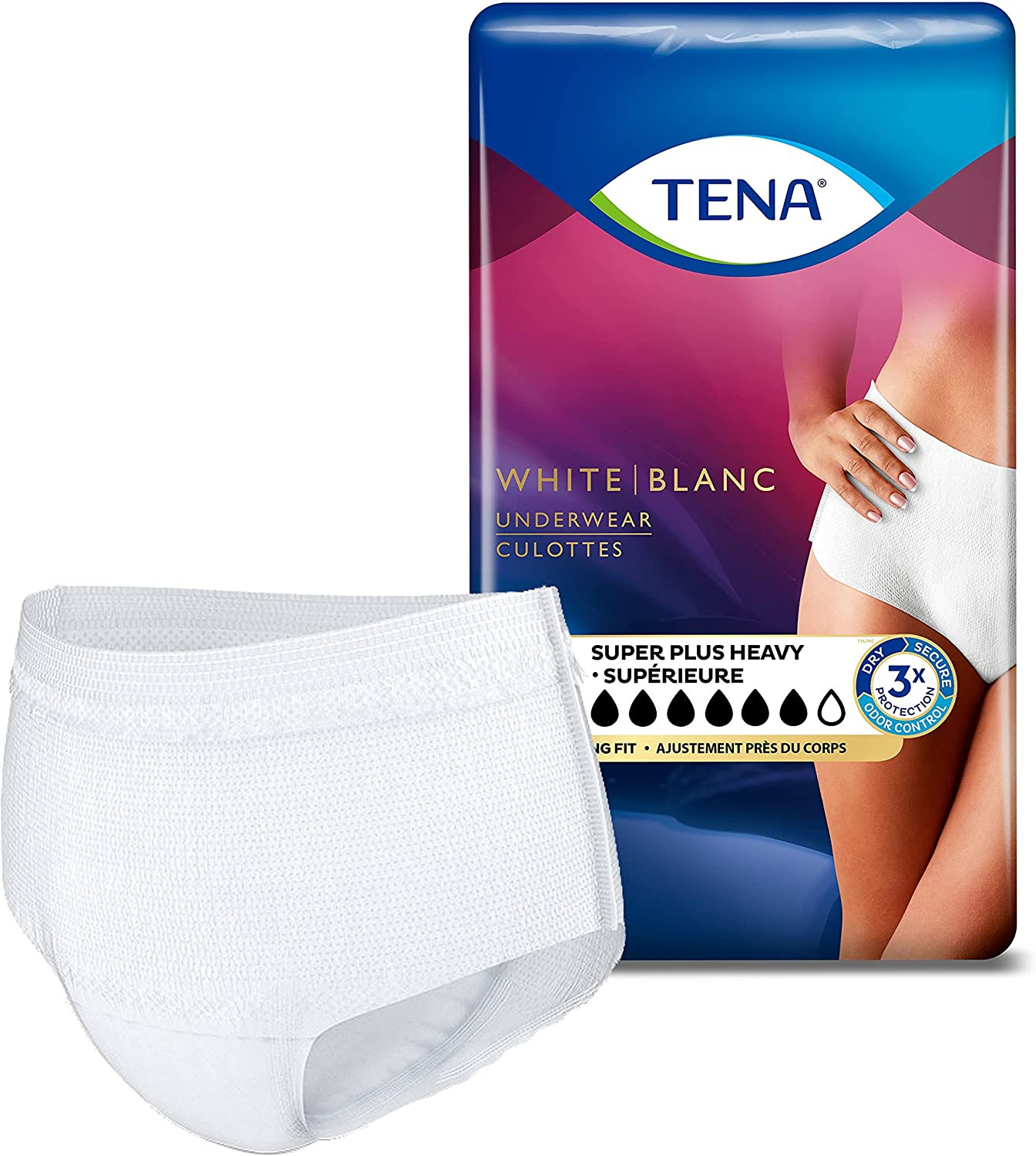 Tena Incontinence Underwear for Women, Super plus Absorbency,XL, 14 Count