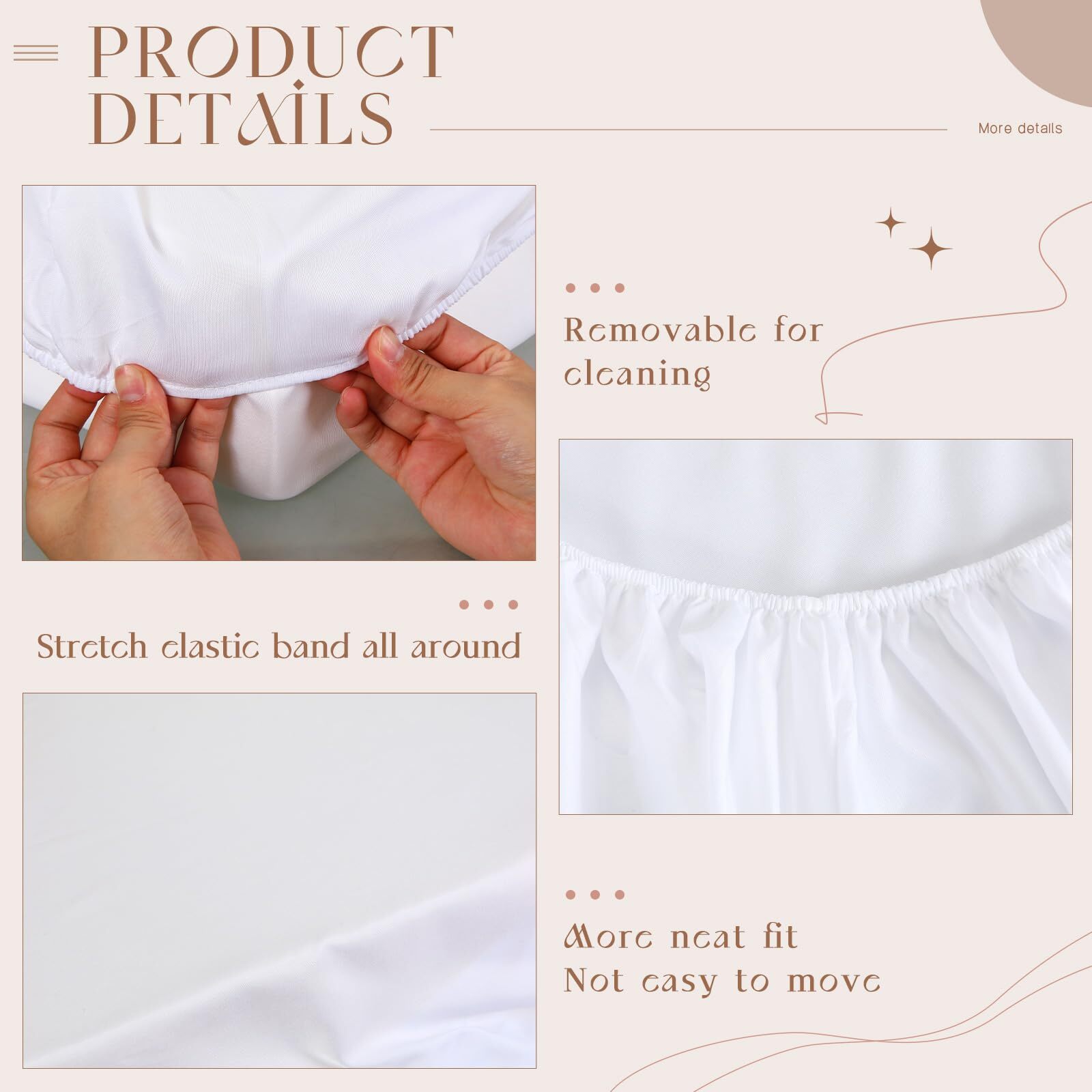 Hospital Bed Sheets Polyester Cotton Soft & Comfy 36″x80″x9.5″ White