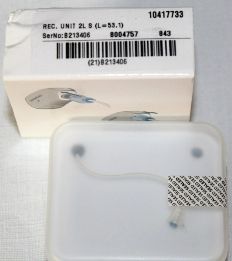 Siemens 45dB Receiver Unit 2L S (L=53.1) for Hearing Aids 10417733 SEALED-BRC2