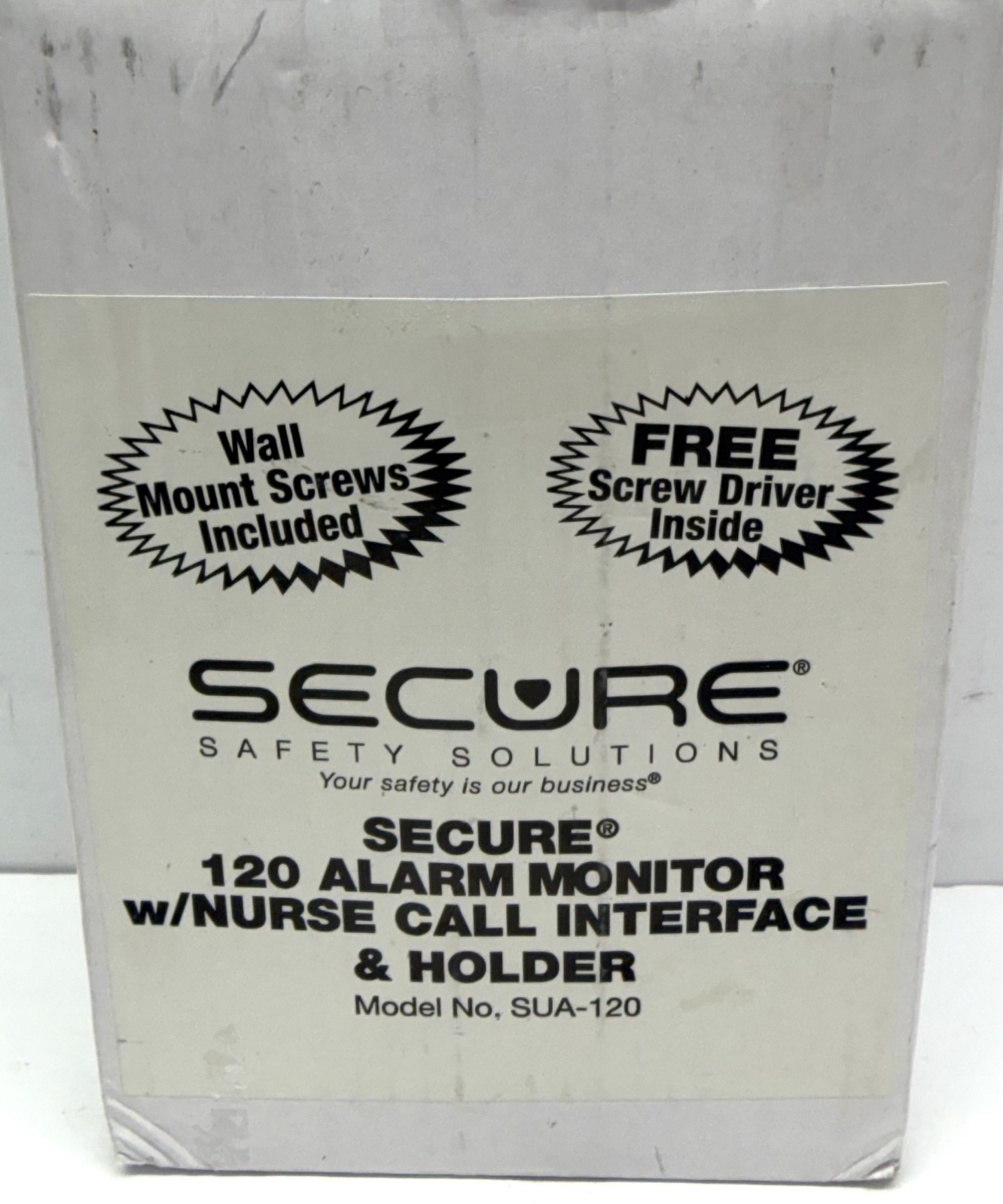 Secure 120 Bed Alarm with Nurse Call Interface & Holder for Elderly Adults OB
