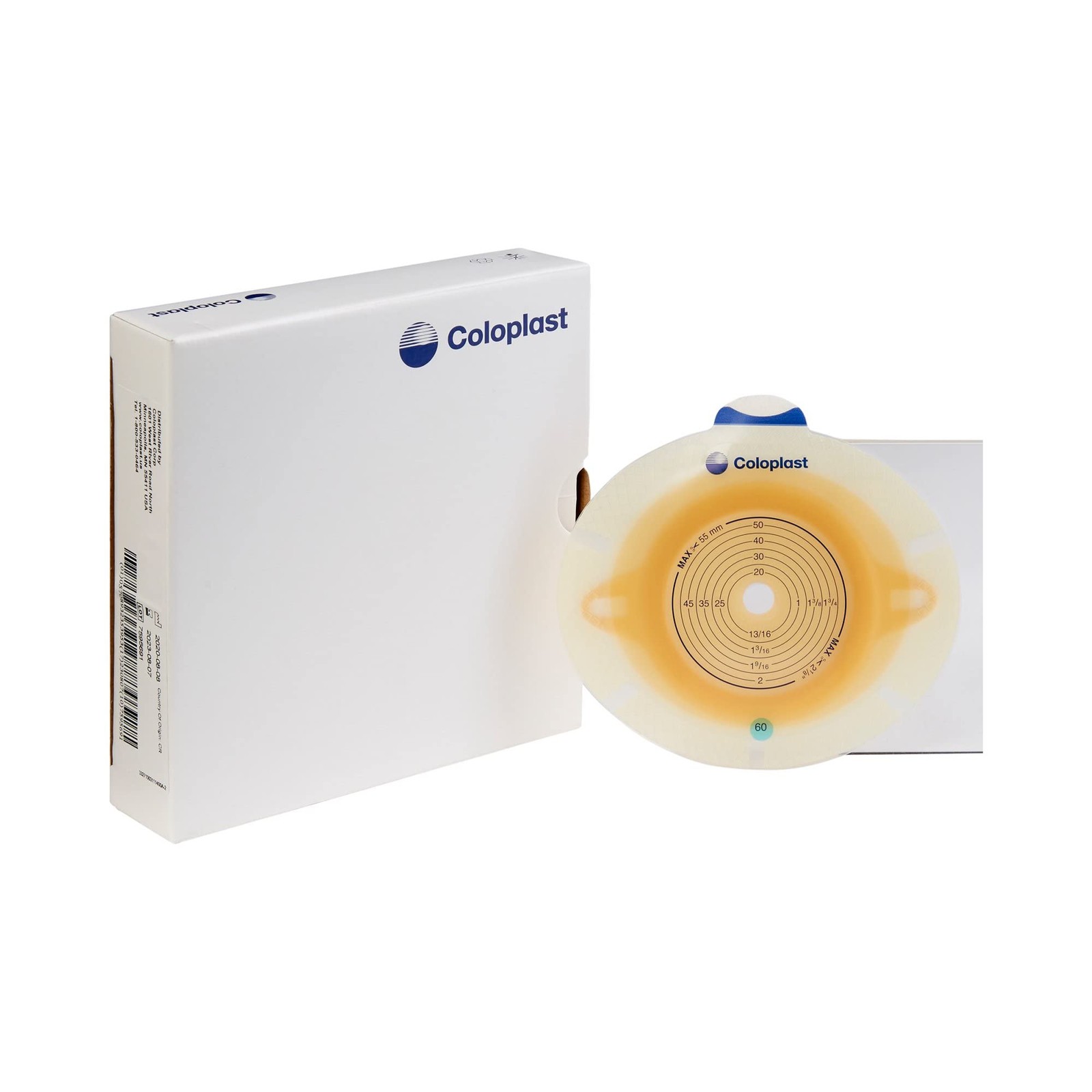 SenSura Click Trim to Fit Ostomy Barrier Double Layer 2 1/4 Inch (10-55 mm)